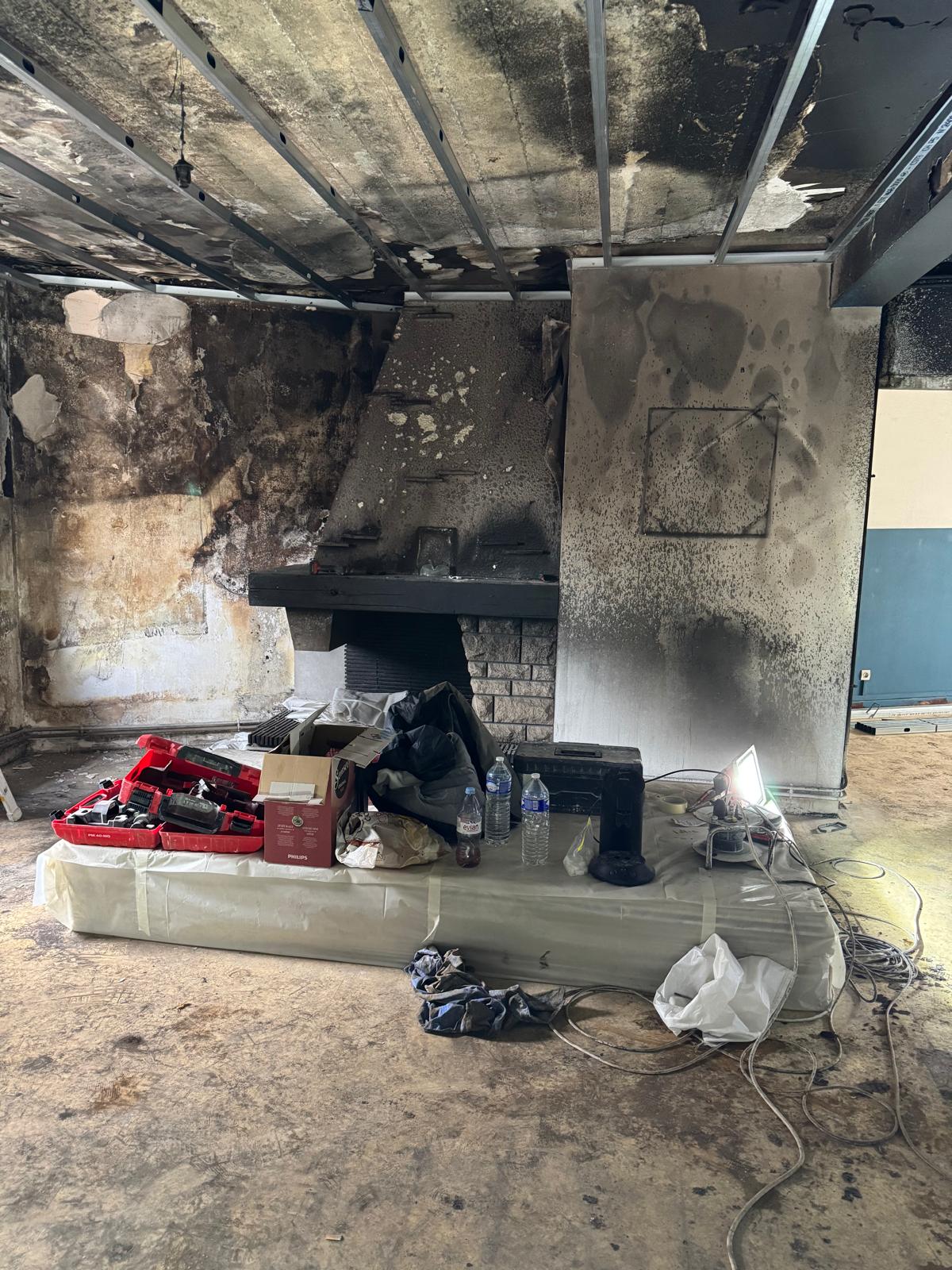 Rénovation d'un logement suite à un incendie-before-0